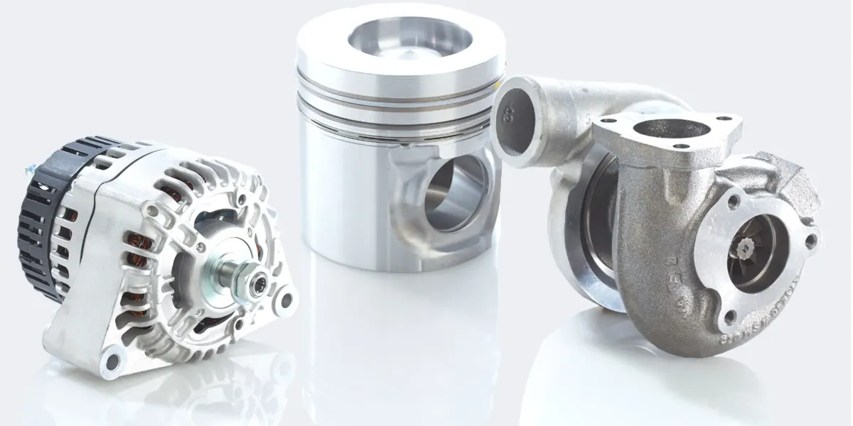 Alternador, pistón y turbocompresor originales para motores diesel Deutz